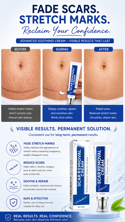 Advanced Scar Gel and Scar Removal Cream